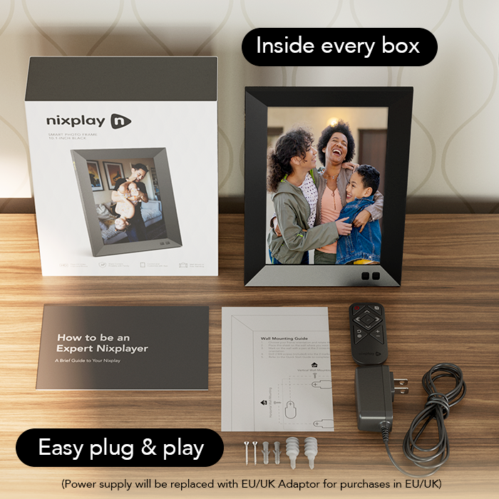 10-inch HD Smart Wi-Fi Digital Frame + Membership